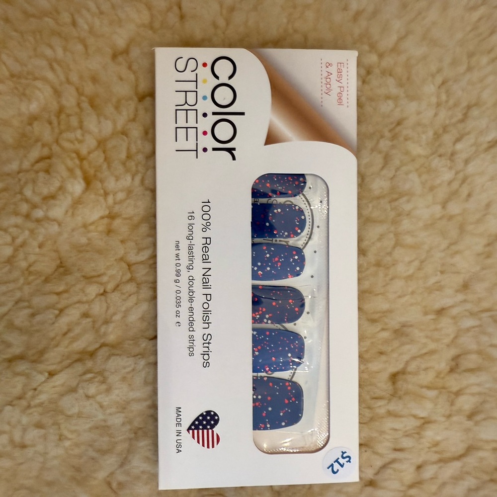 Color Street Nail Strips ~Freedom Calling Blue
